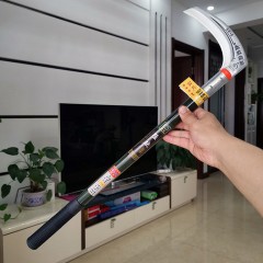 農用鐮刀砍枝割草錳鋼金屬柄長柄鐮刀砍柴刀鋒利耐用戶外砍枝
