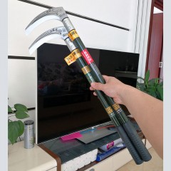農用鐮刀砍枝割草錳鋼金屬柄長柄鐮刀砍柴刀鋒利耐用戶外砍枝